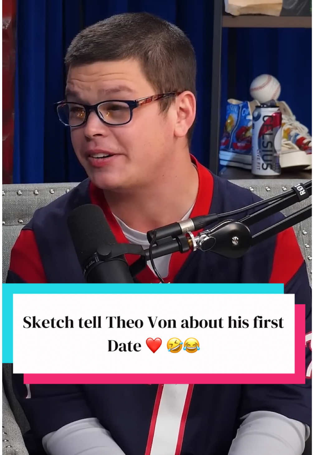 Sketch tell Theo Von about his first Date ❤️🤣😂 #TheoVon #sketch #podcastfunny #FYP #podcasts 