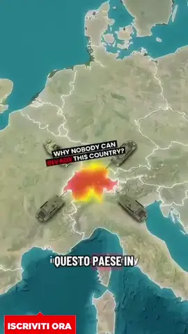 Ecco perché invadere la svizzera é impossibile. #svizzera #guerra #invasione #curiositàintesta #videoviral 