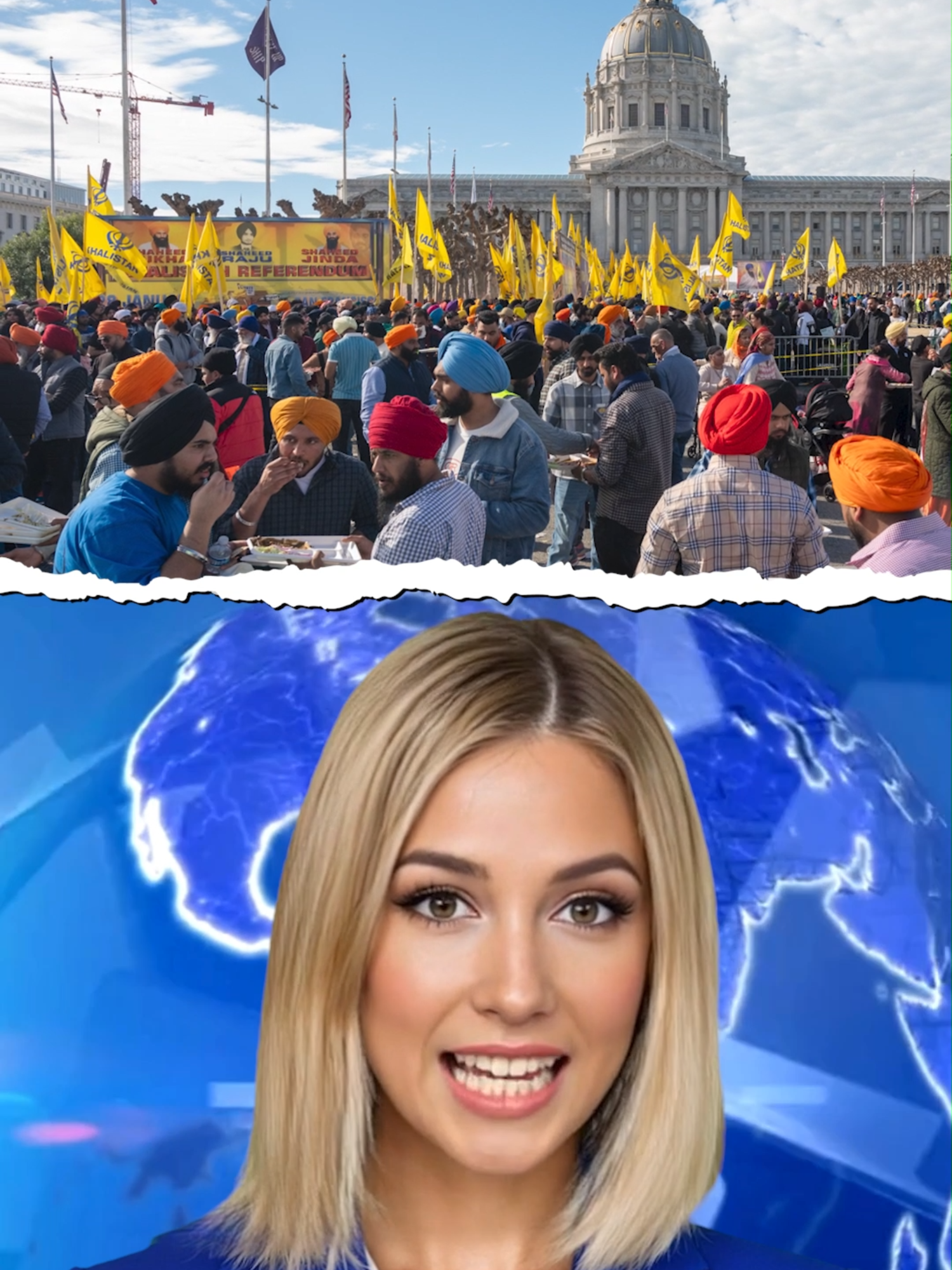 🌍 Khalistan Referendum in Canada! Set for Nov 23, 2025, thousands of Sikh diaspora members to vote on independence 🇨🇦✊ 📢 What do YOU think — will it make a global impact? ⬇️ #Khalistan #SikhsForJustice #Canada #Referendum #SikhDiaspora #GlobalNews #Trending https://www.youtube.com/@IAINewsofficial https://www.facebook.com/profile.php?id=61579336730360 https://x.com/IAI_Newsoffcial https://www.instagram.com/iainewsofficial/?hl=en https://www.tiktok.com/@iai.news.official