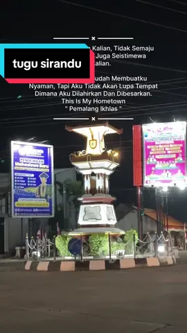 nyong bangga dadi wong pemalang :) . . 📍lokasih: tugu sirandu, pemalang kota #pemalang #kabupatenpemalang #pemalangikhlas #tugu #tugusirandupemalang 