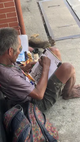 Hi everyone gusto ko lang i share sainyo ito galing kaming eac school at kaming mag kakaibihan ay balak namin kumain sa canteen sa tapat ng eac then nakita namin si tatay na nag dradrawing sya ng cat then nag video ako kasi super na nasngas kaming mag kakaibihan kaya nag bigay kami ng bagya sakanya super galing nya mag drawing #foryoupage 