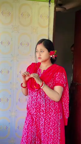 ফুলটা দাদু লাগায় দিছে🤭Dress from:@Aritro fashion center 