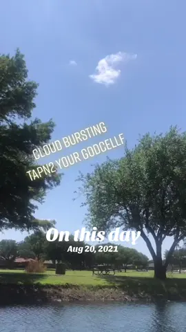 #onthisday cloud bursting painting the sky , the world is my playground  Lets go have some fun family  Visualize and imagine have fun with it play around  EYE LOVE YOU💚💚💚 The God-Is Of Love🍯💚🌻
