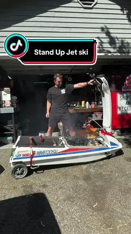 Free stand up jet ski. Will it run? #kawasaki #jetski #js300 #twostroke #skidoo 