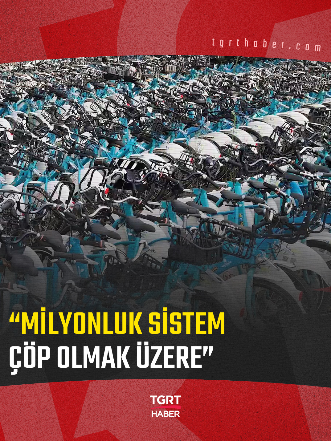 İstanbul Büyükşehir Belediyesi tarafından hizmete alınan İstanbul Bisiklet Sistemi, uzun süredir kullanılmadığı için atıl kaldı. Havadan çekilen görüntülerde binlerce bisikletin depolara ve boş arazilere çekildiği, istasyonların bakımsızlıktan zarar gördüğü görüldü.