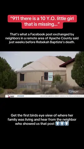 LINK to more on the case in my bio #dcs #rebekahbaptiste #arizona #apachecounty #yurt 