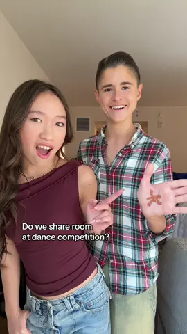 Do you see one couple or two?  @Parley and Natalie #couple #dance #ballroomdance #makeup 