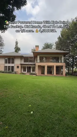 Call/WhatsApp/ Dm +254-743-226-226 for more details and viewing.  Runda Luxury Home! 4-Bedroom All En-Suite To Let! 4-Bedroom All En-Suite  ✦ Prime location in UN Blue Zone, Run ✦ Half-acre plot with manicured garden ✦ Open-plan living & dining area ✦ Wood-burning fireplace & covered verandah ✦ Fitted kitchen with stove, oven & microwave ✦ 4 en-suite bedrooms, including primary suite with: - Walk-in closet - Shower cubicle & bathtub - Double vanity - Spacious balcony ✦ Top-floor family room Close to UN offices.  #runda#houseoftiktok#mordenhouse #unbluezone #glorealtors 