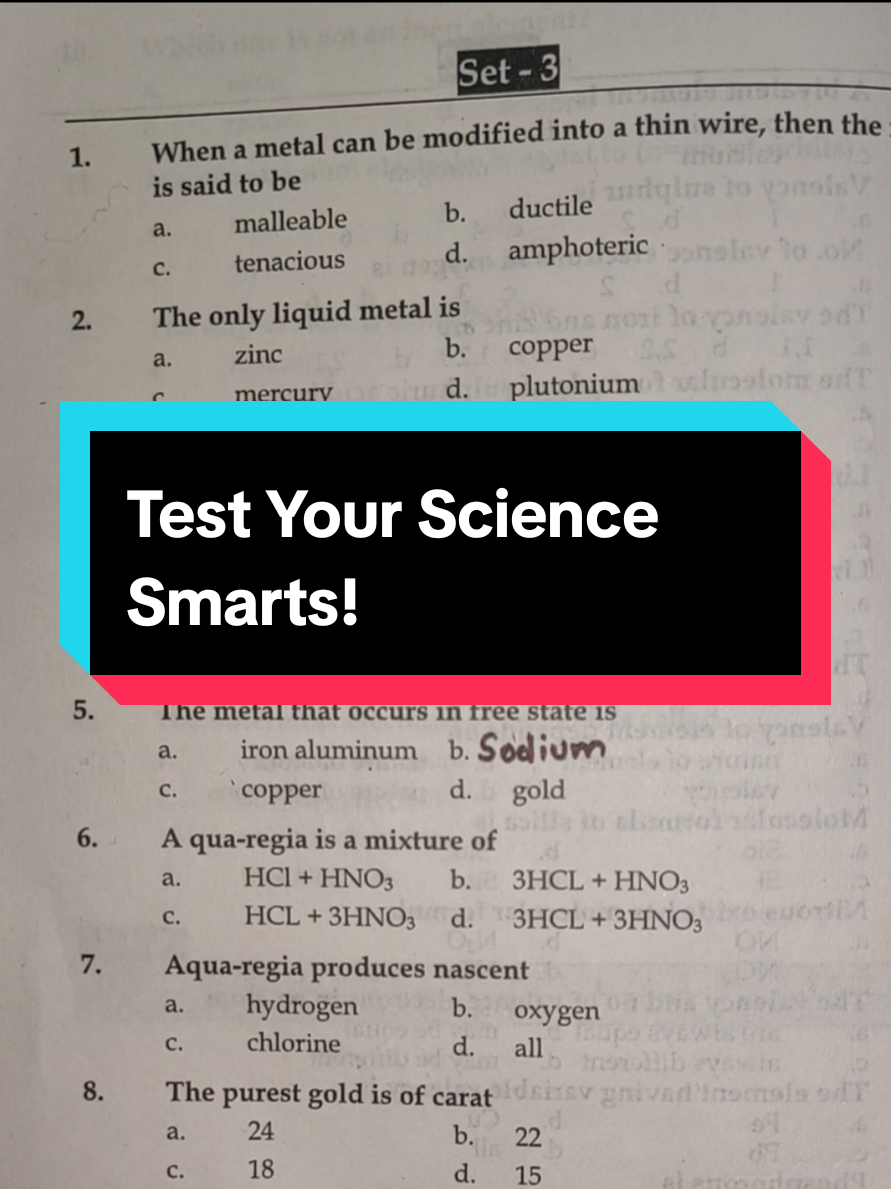 Test Your Science Smarts! 🚀 #foryou #stem #science #generalknowledge #quiztime 