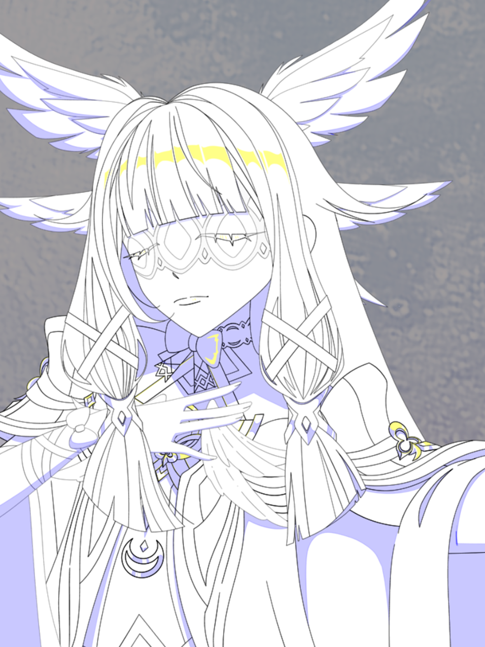 Hi there !  You have no idea how long the cleanup of Columbina's outfit took me. 🫡 Can't wait to complete this animation now that the most difficult part has been done !✨ . 🫶🏻 Big thanks to my Patreon members :  ✦ Alina  ✦ Salvador Pereira  ✦ Laiba Iftikhar  ✦ Bakhtiyar Agabalayev #GenshinImpact #toonboomharmony 