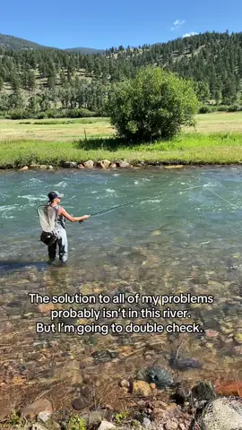 Would you believe me if I told you that the solution was actually there? #life #fishing #Outdoors #flyfishing #western 