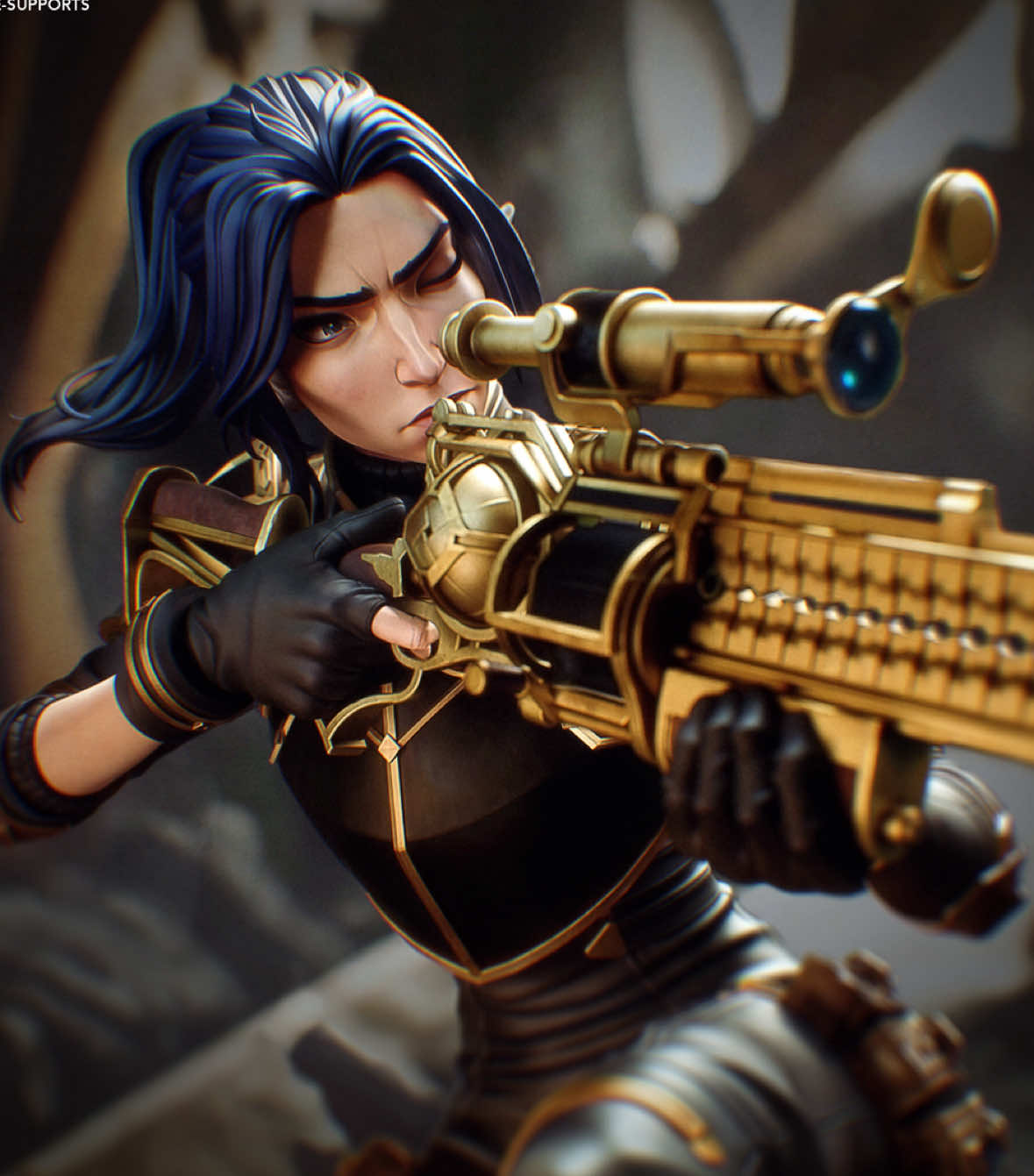 Caitlyn Kiramman - Arcane 🛒🔗 Collectible statue NOW available: monkastudios.com . 