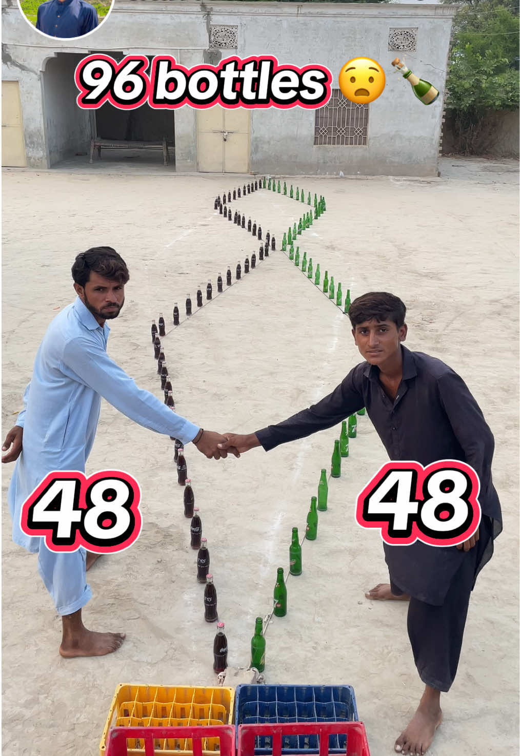 Unbelievable 96 bottles wonderful game challenge 🍾🍾😧💚#challenge #viralvideos #fyp #games #trendingvideo 