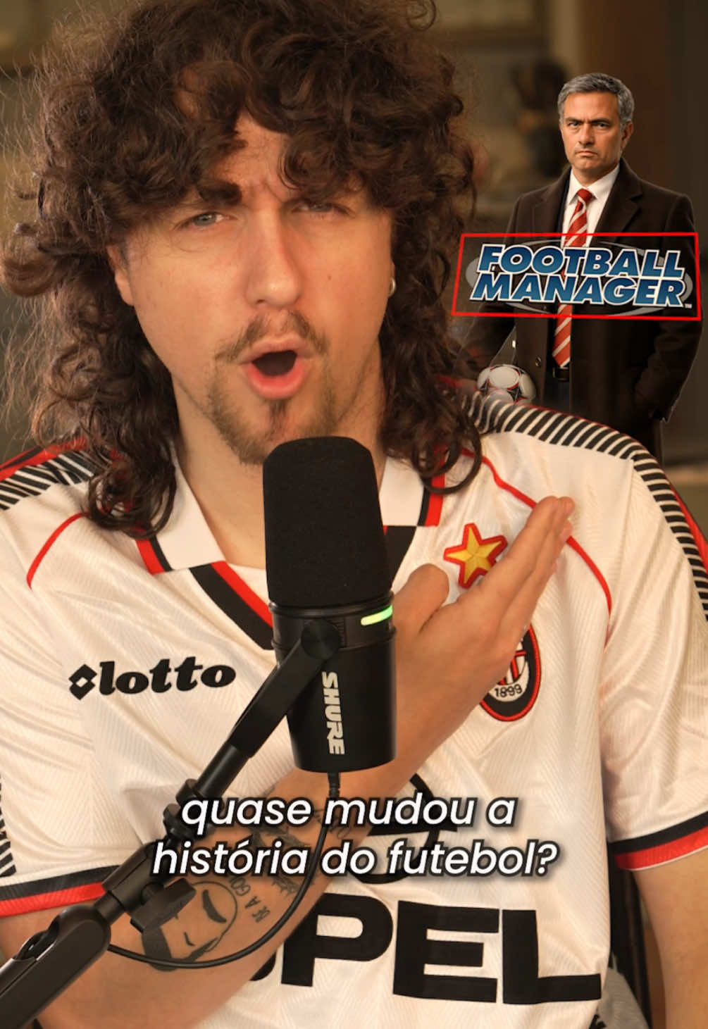 QUASE MUDOU a HISTÓRIA do FUTEBOL #futebol #footballmanager #messi 