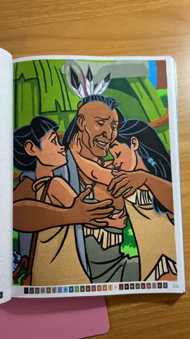 ✨ Coloriage mystère Disney 🤎 🪶 Pocahontas  ✍🏻 Tome Famille  #coloriage #coloring #coloriagesmysteres #disney #pocahontas 