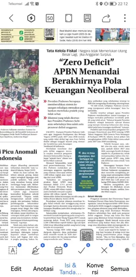 Sekali ini revolusi fiskal 