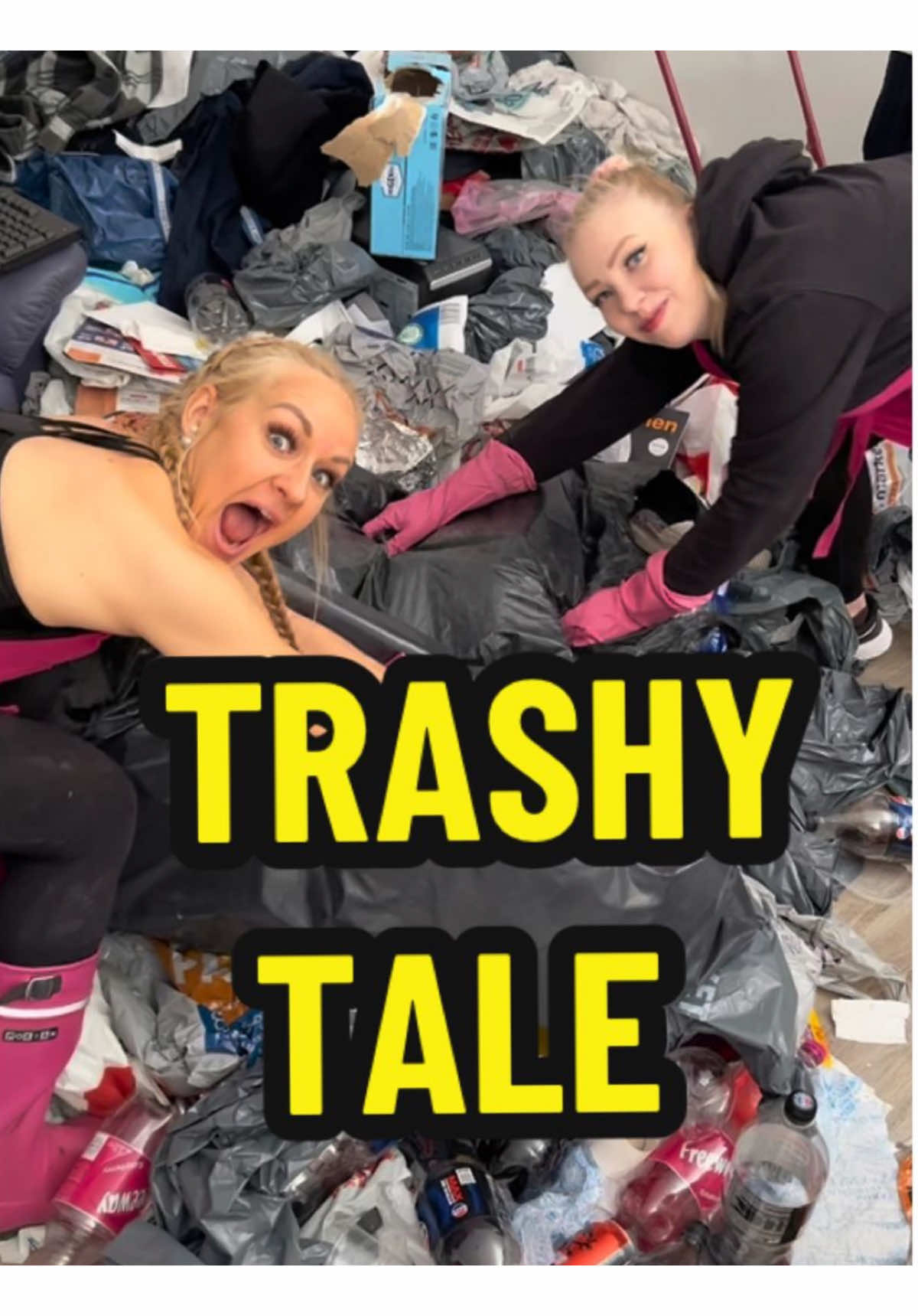 A Trashy Tale!📖🗑️ #deepclean #CleanTok #beforeafter