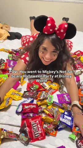 Be prepared to have candy for a year 🍭🍬  What’s the most amount of candy you collected for Halloween? Here at Disney, there’s no shortage of that as they are handing out lots of candy! @Disney Parks #disneyadult #disneyworld #mnsshp #halloween #candy 