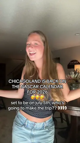 CHICAGOLAND IS BACKK #nascar #nascartiktok #nascarxfinityseries #nascarcupseries #fyp 