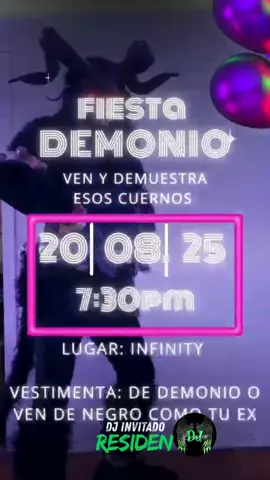 ‼️🚨HOY NO SE PIERDAN FIESTA DE DEMONIO 😈👹 EN INFINITY VIBES  7:30p@ mx 🎧DJ INVITADO @DJ_RESIDEN_  #InfinityVibes #roblox 