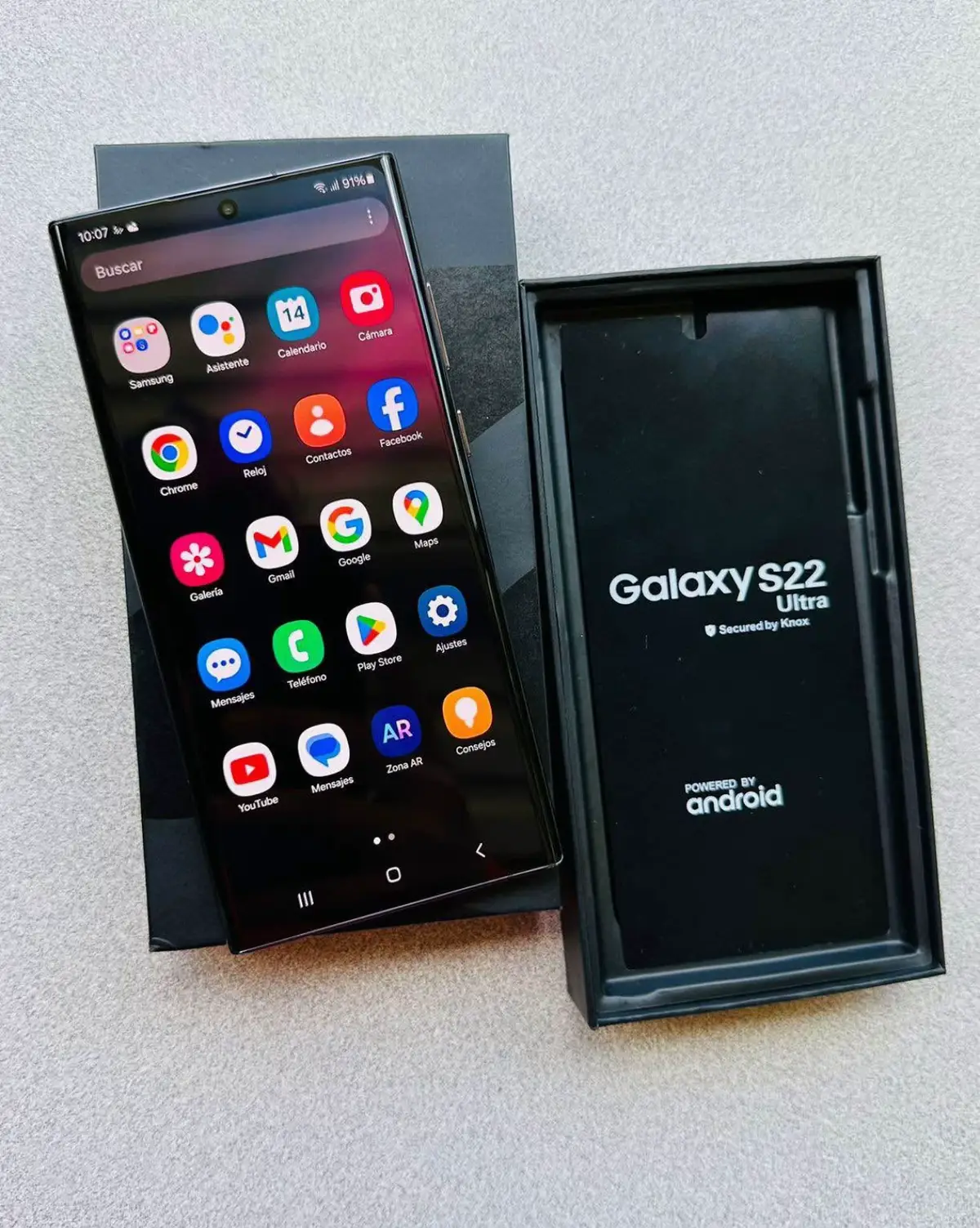 S22 ultra  Teléfono nítido  Amabas redes  Muy buenas condiciones  Precio: 7800