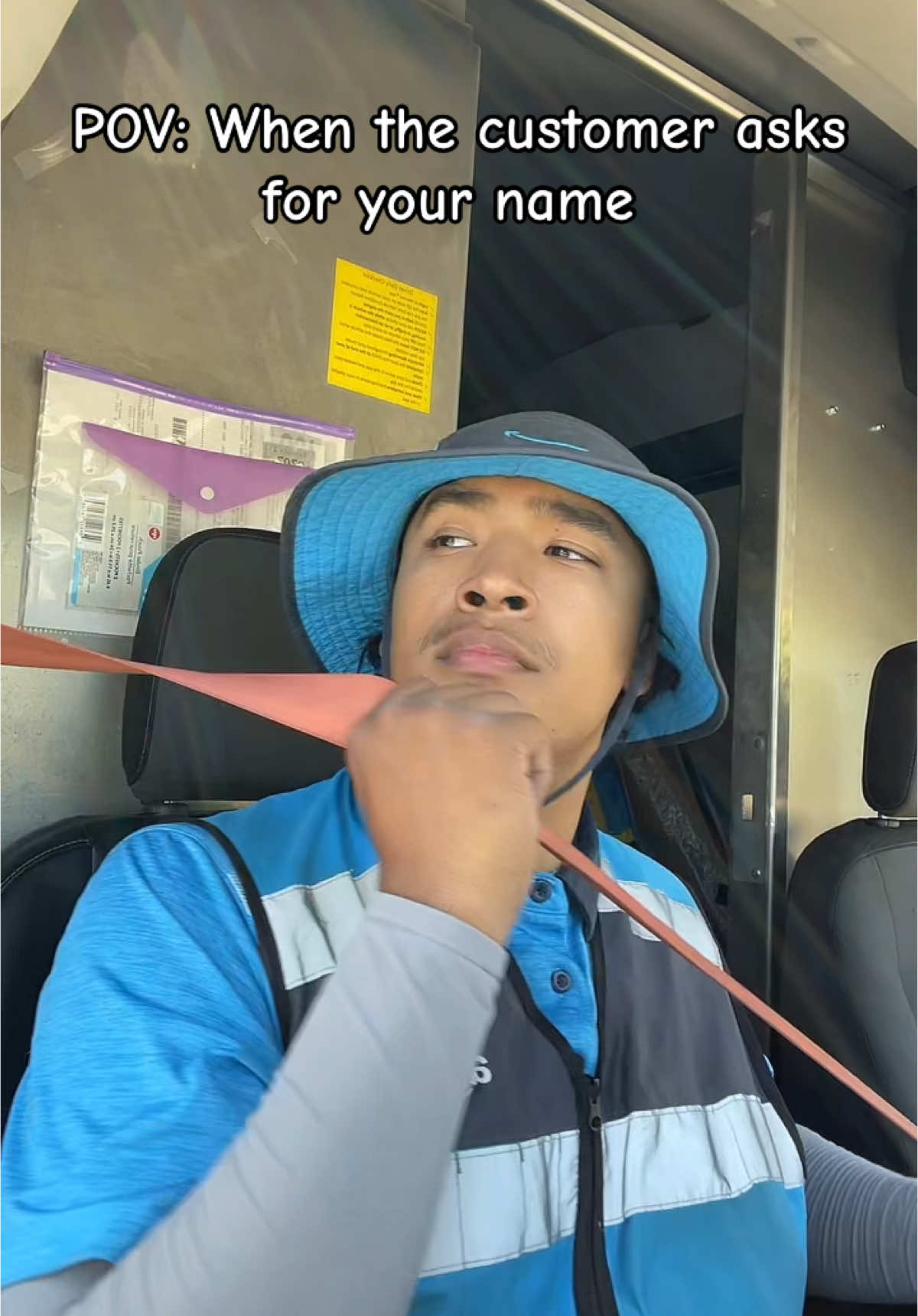 I hope this one made someone laugh today. Keep up the grind and have a good day 🙏🏾 #fyp #viral #amazon #ups #fedex #amazondriver #deliverylife #amazondeliverydriver #amazonians 