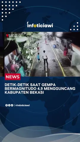 Gempa bermagnitudo 4,9 mengguncang Kabupaten Bekasi, Jawa Barat pukul 19:54:55 WIB, Rabu (20/8/2025). Dikutip dari akun X BMKG, gempa berada 14 km tenggara Kabupaten Bekasi dengan kedalaman 10 km. BMKG menjelaskan, gempa dengan episenter darat itu yang terjadi merupakan jenis gempa dangkal. Pemicu gempa berasal dari aktivitas sesar naik busur belakang Jawa Barat atau West Java back arc thrust. Guncangan gempa dilaporkan terjadi di wilayah Jabodetabek, Bogor, Cianjur, Purwakarta hingga kawasan Bandung Raya. #bekasi #bogor #gempabumi #jabodetabek #jawabarat