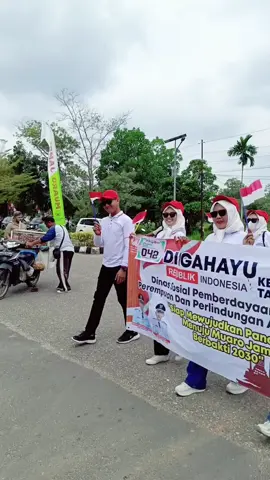 Ikut pesta pawai kabupaten Muaro Jambi bersama Dinas Sosial Muaro jambi