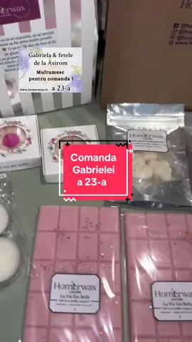#homerwax #cearadesoia #waxmelts #tableteparfumate 
