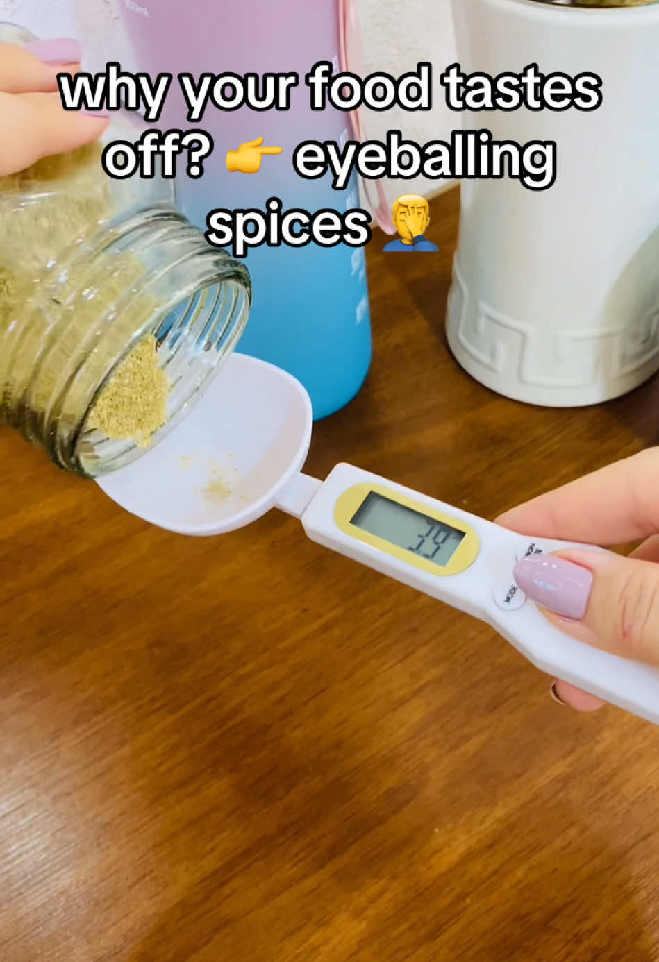 🥄 stop guessing, start measuring ✨ #KitchenScale #CookingHack #WeighingSpoon #SpiceItRight #FoodieTok #KitchenTools #CookingMadeEasy #BakingTok #MealPrepGoals #TikTokMadeMeBuyIt