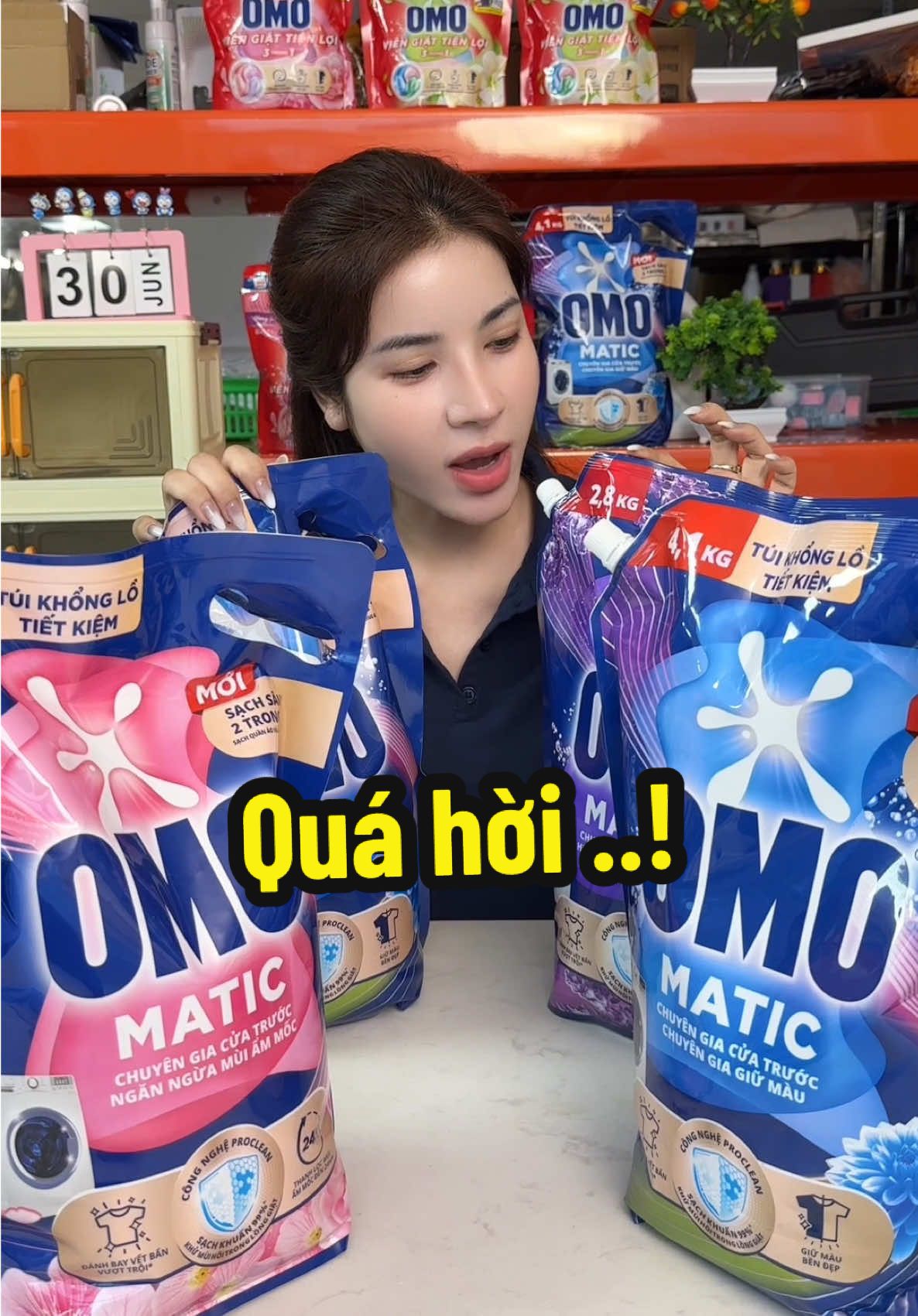Combo 2túi nước giặc omo 8,2kg#nuocgiac #nuocgiacxa #omo #omomatic 
