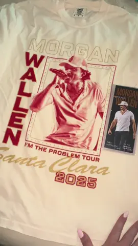 It’s here! 😍 #morganwallen #merch #levisstadium #fyp #imtheproblem 