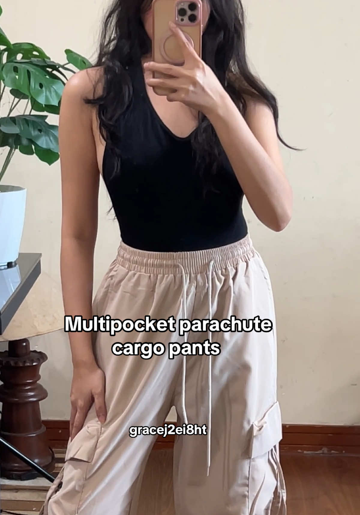 Multipocket cargo pants ✨ WAIST 26 / WEARING LARGE 🔥  #multipocket #parachutepants #cargopants 