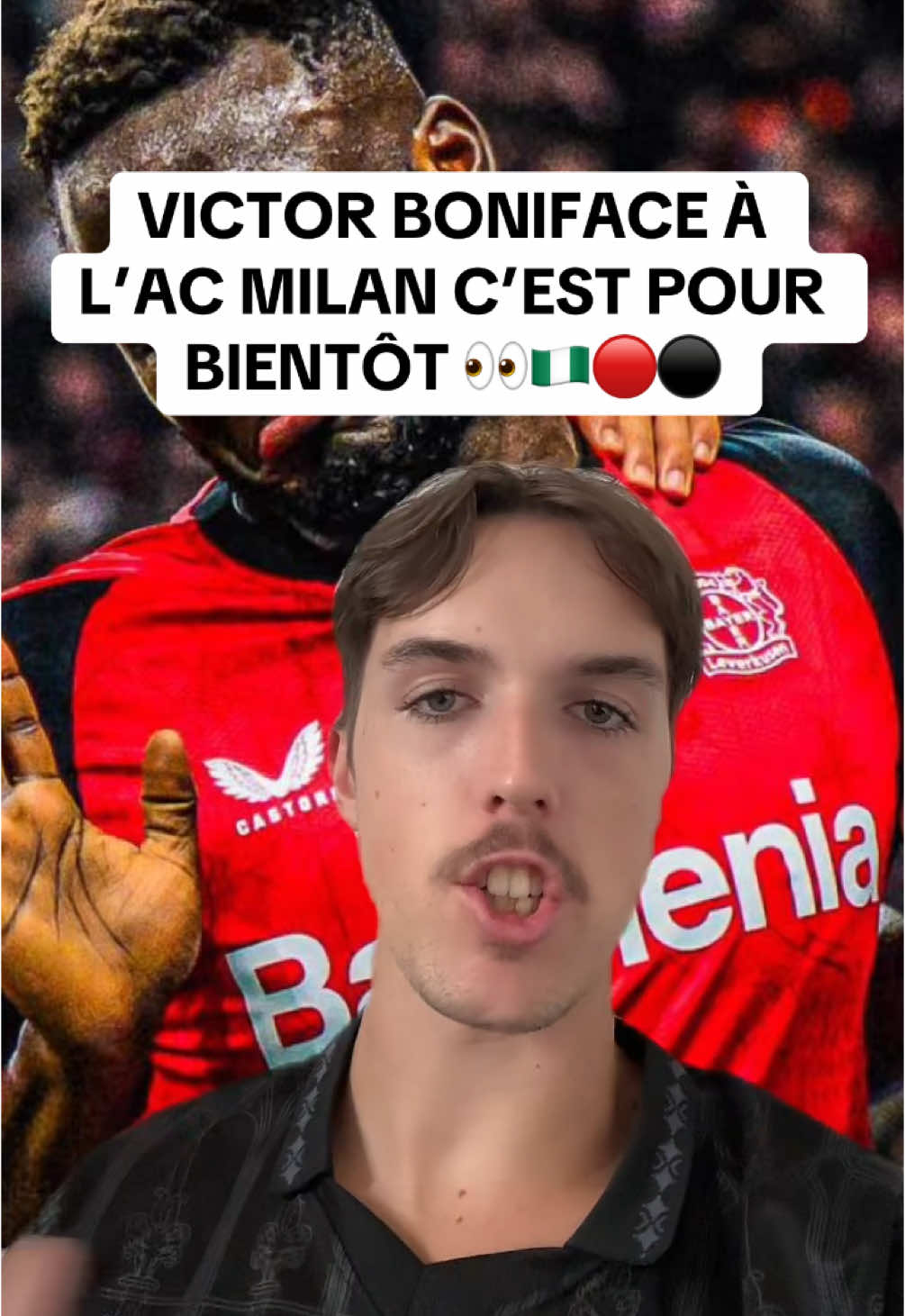 Boniface à Milan pour bientôt ? #acmilan #boniface #milan #calcio #bayer04 #leverkusen #mercato #footballtiktok 
