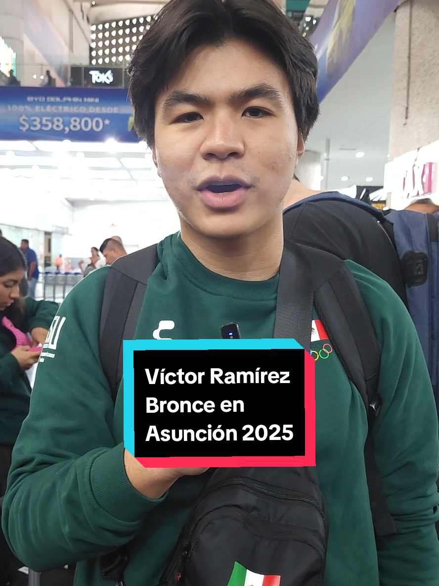 Entrevista a Víctor Ramírez, medallista de bronce en los Juegos Panamericanos Junior Asunción 2025. #Taekwondo #VamosMexico 