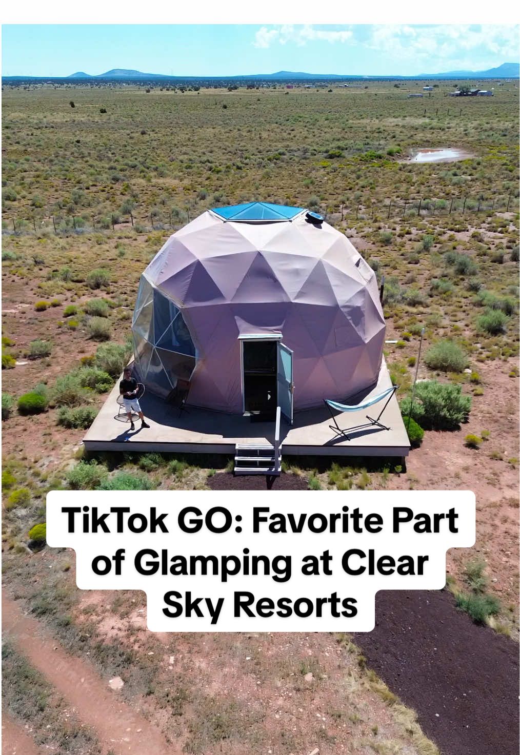 Sorry, there’s no way to pick just one favorite things when ALL were our favorites! BEST. GLAMPING. EXPERIENCE. EVER! #glamping #clearskyresorts #familytravel #arizonacheck #tiktokgostay 