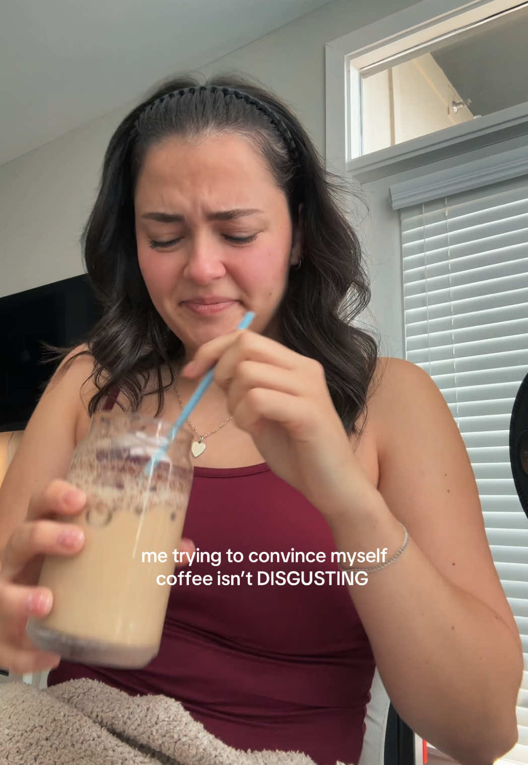 i’m really out here trying #ihatecoffee #tryingtolikecoffee #disgustingcoffee #coffeeisgross #coffeetok 