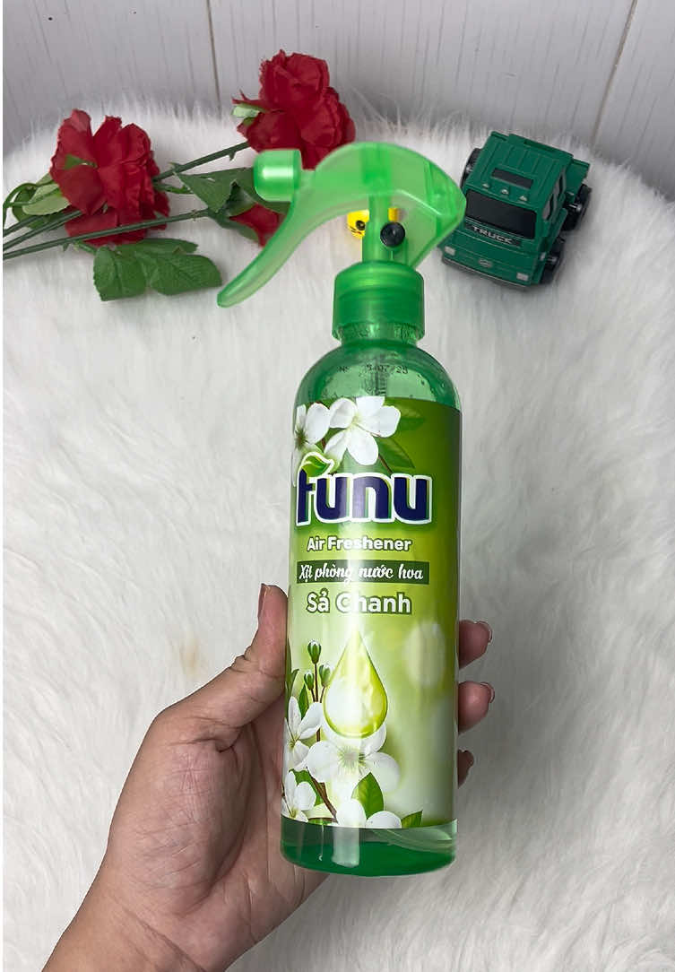 Xịt thơm phòng tinh dầu chanh sả Funu #phuonggiadung107 #xitthomphong #xitphongtinhdauduoimuoi #xitphongfunu 