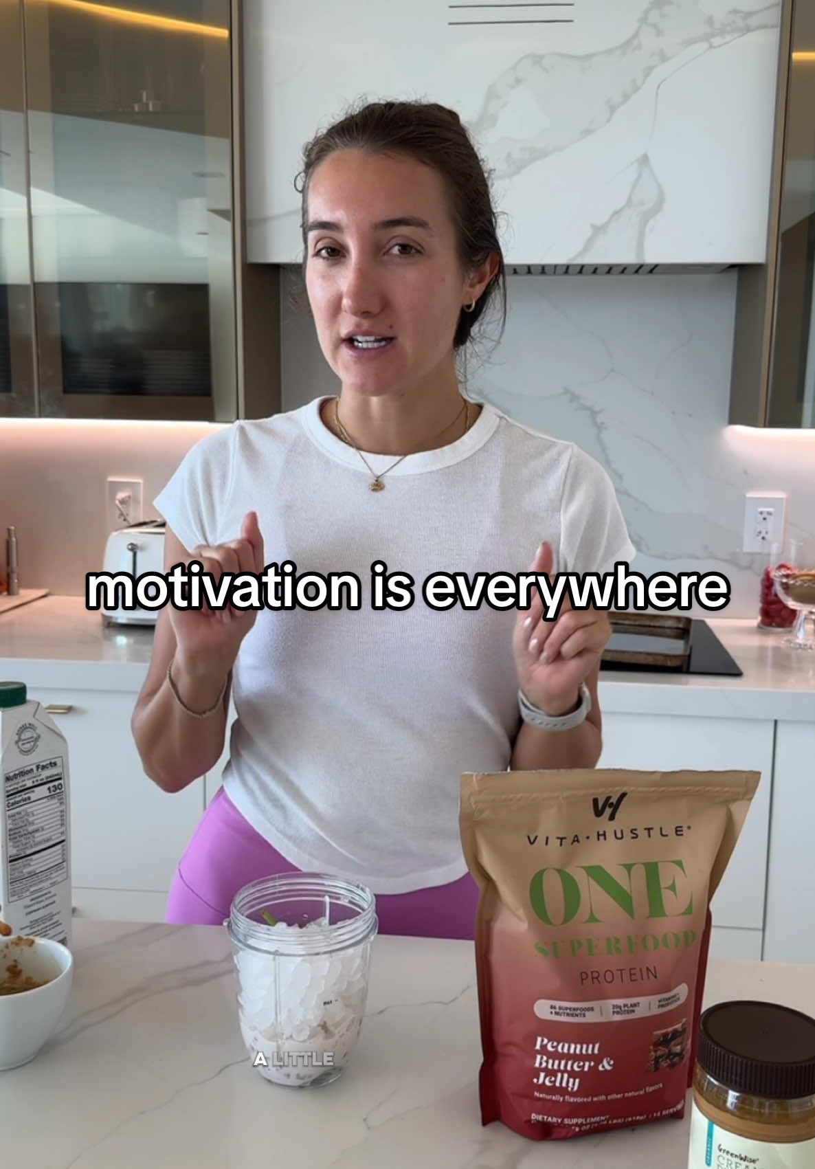 Competition? Hm i dont know her, motivation HELLO!! Motivation is everywhere if you have the right mindset, you will know where to find it 💕✨  #positivevibes #motivationtok #pilatesmom  @VitaHustle 