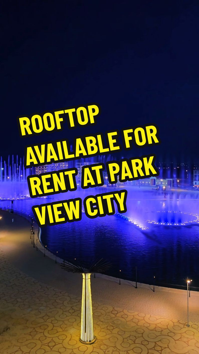Rooftop available for rent Dm for more details #rent #rooftop #parkview #parkviewcityislamabad #foryou 