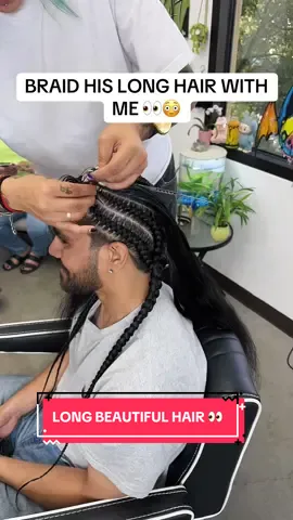 LOOK AT ALL THIS HAIR 👀🤗😅👀!  NOW BOOKING APPOINTMENTS 👀🙏🏽 #longhairstyles #menbraidstyles #braidstutorial #fyp #iebraider 