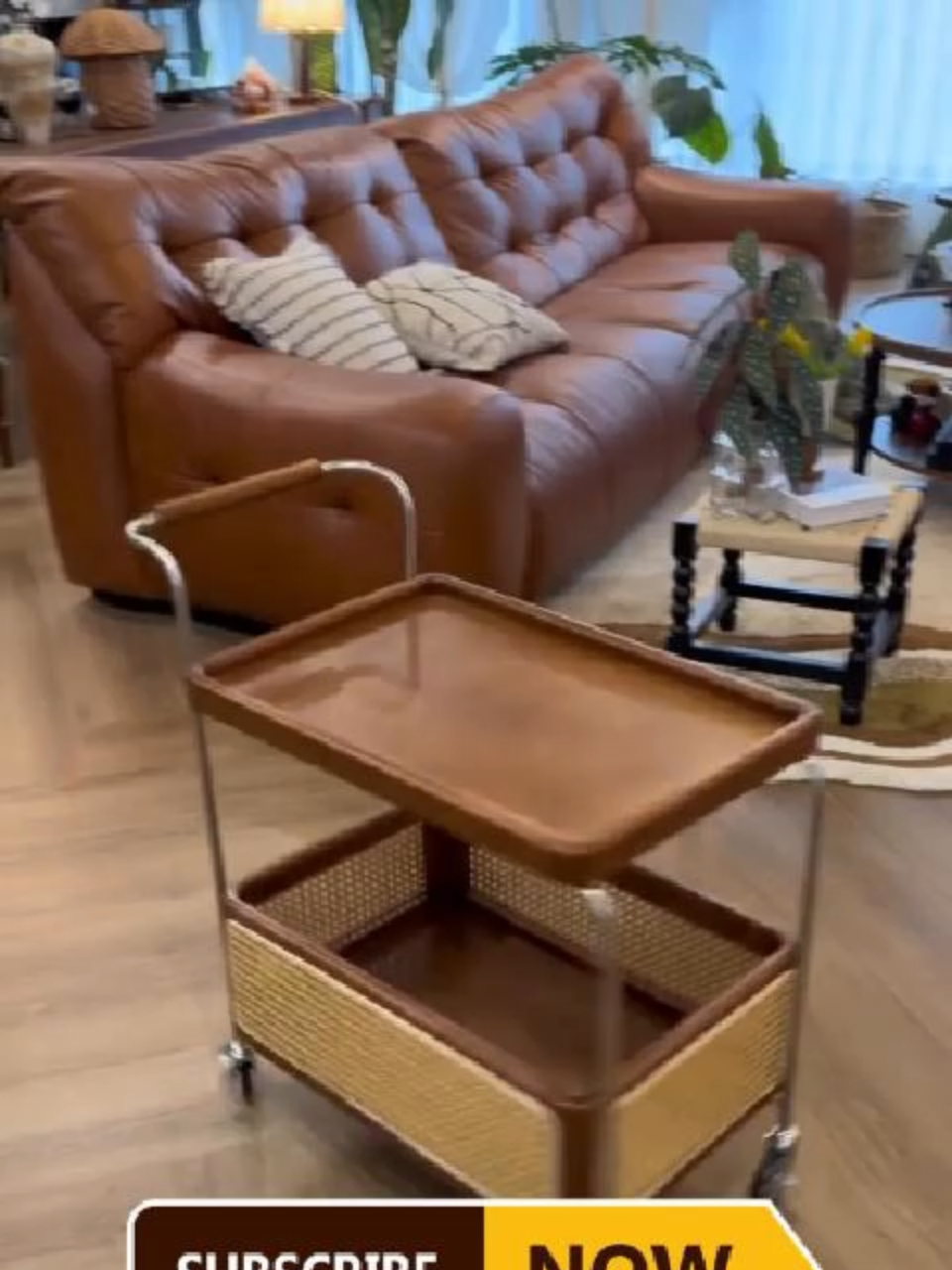 Wooden Drinks Trolley #householdgoods #householditems #household #convenient #practical #house #kit #woodwork #wood #drink #trolley