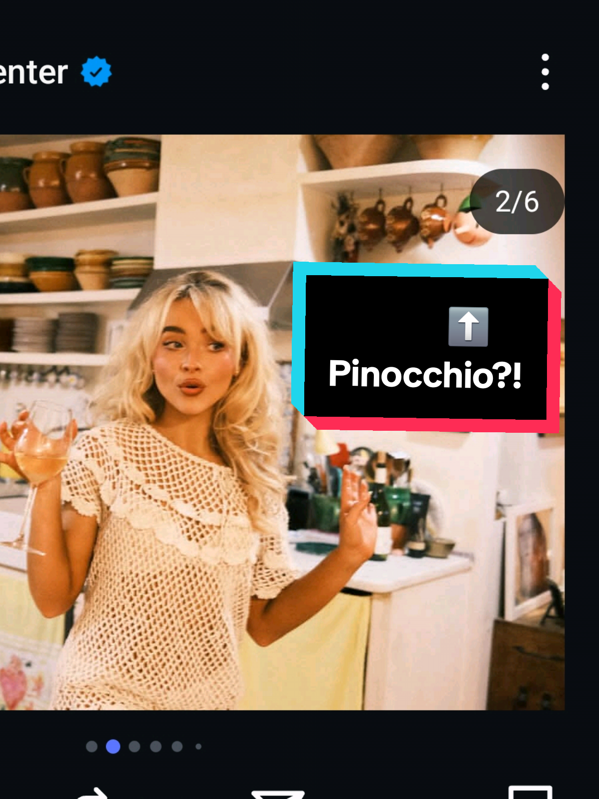 Sabrina doing her own secret sessions is just everything, BUT WHY IS THERE A PINOCCHIO?! 😆 #taylorswift #sabrinacarpenter #ts12 #swifttok #pinocchio 