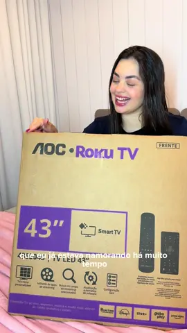 Chegou a minha nova TV do quarto, que eu já estava namorando há muito tempo... e ela superou todas as expectativas! 🤌🏻 • 43