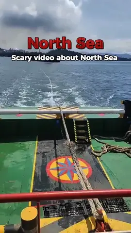 If it were you, would you dare to take the challenge in the middle of the ocean? ☠️#northsea #bigwaves #ocean #dangerous #bigship 