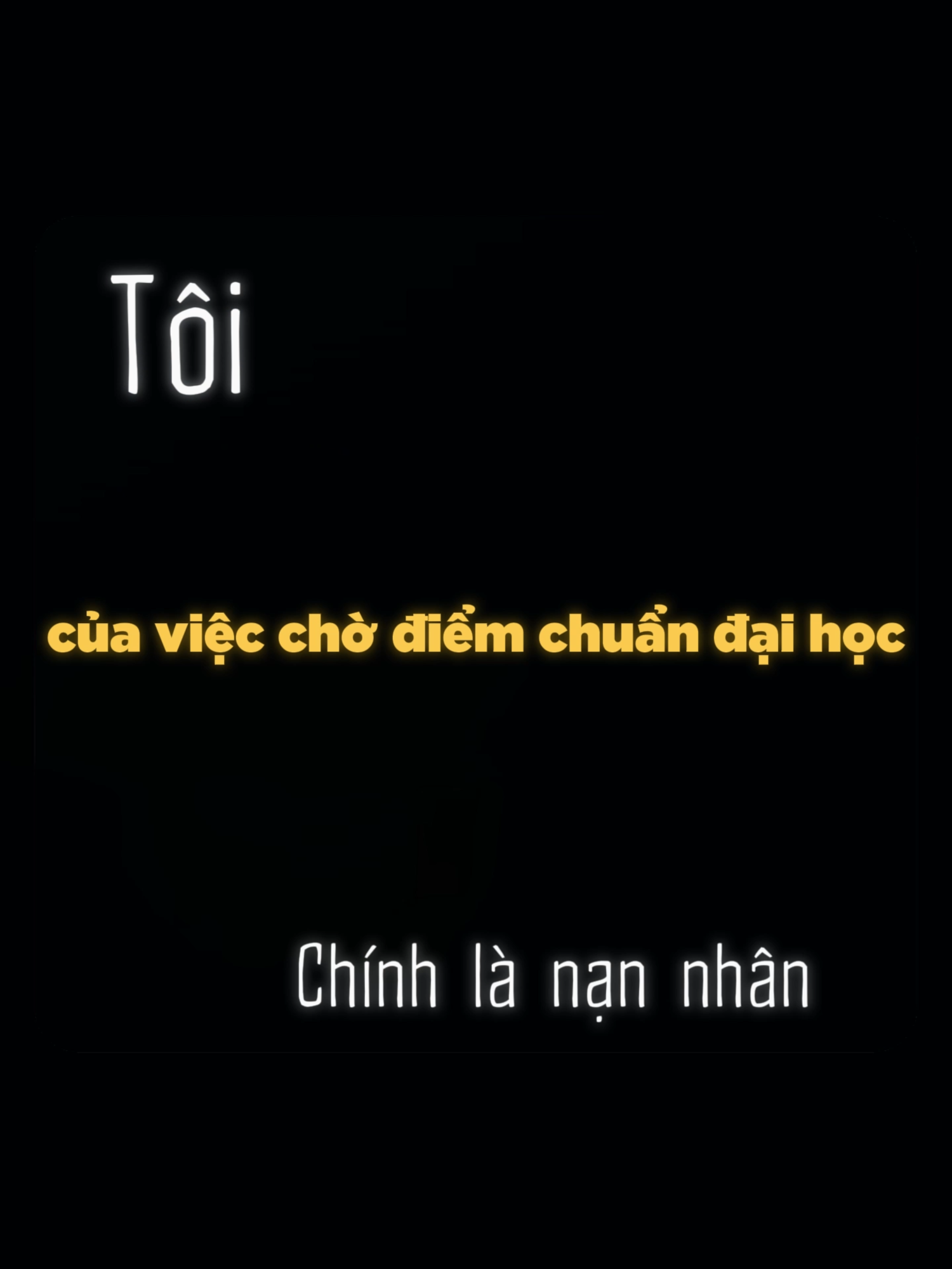 tôi chính là nạn nhân cua việc 