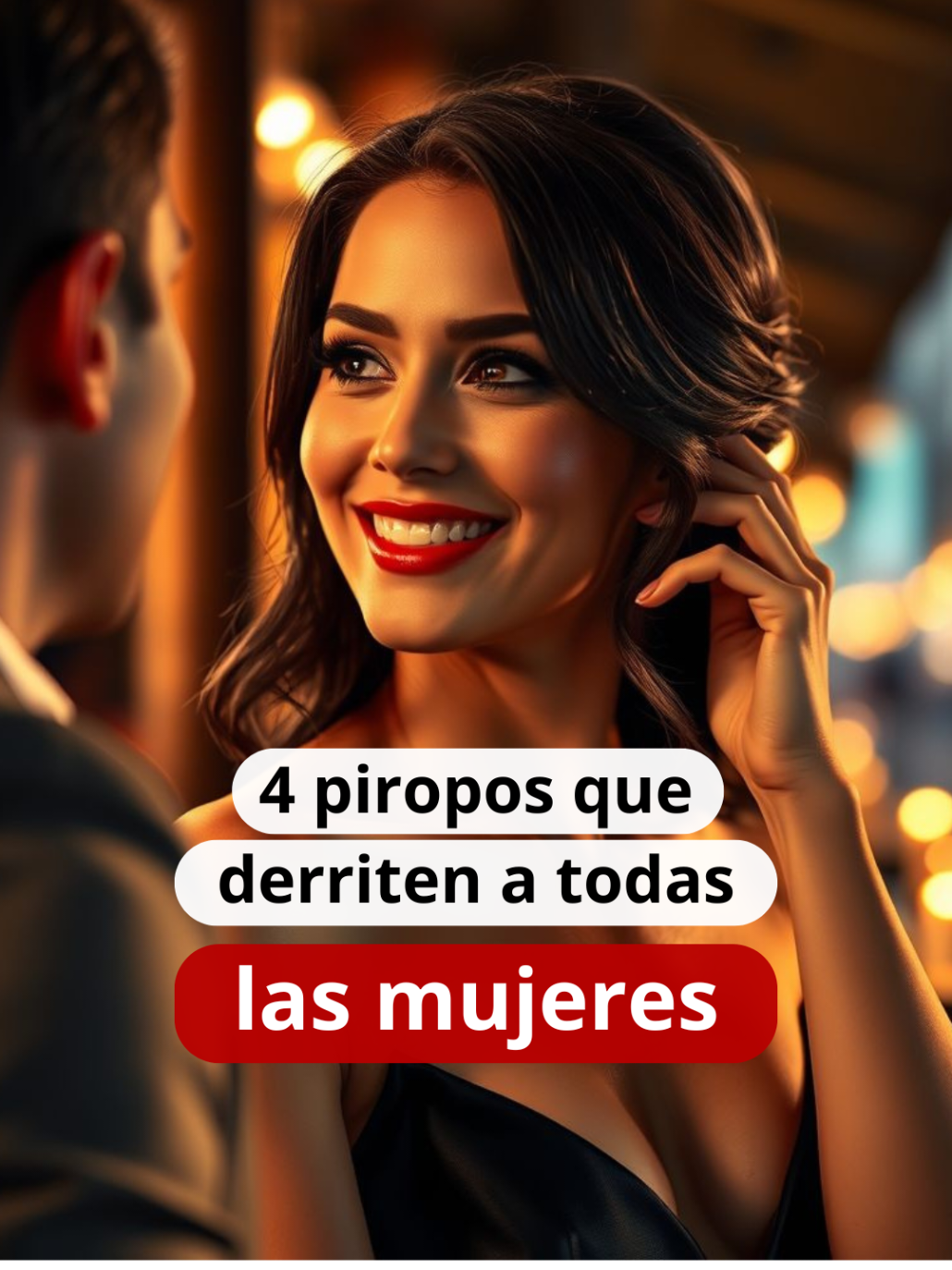 4 piropos que derriten a todas las mujeres. Compra mi libro en el enlace de mi perfil si quieres aprender cómo hablar de manera que una mujer no pueda olvidarte, cómo usar frases, piropos y estructuras que despierten emociones reales. #mujeres #seduccion #masculinidad #amor #hombrealfa #seductordel1 