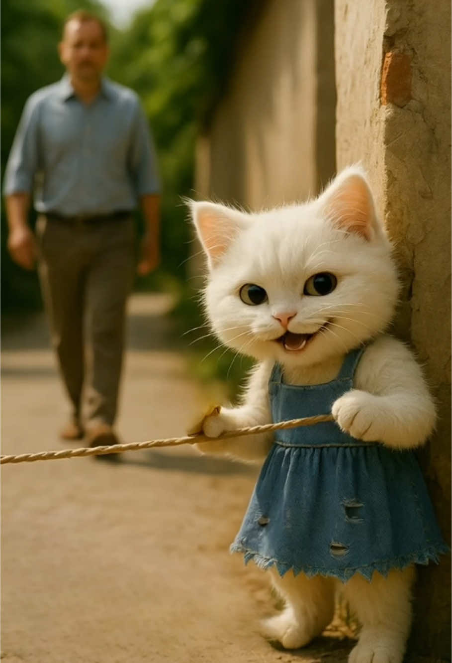 The little cat's prank has unexpected consequences. #pageforyou #poorcat #fyp #sadcat #cat 