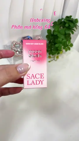 Phấn má hồng dành cho ngày lười nhưng mún đẹp đâyyyy 😍 #unboxing #tiktok  #saceladycosmetic  #viral #fyp 