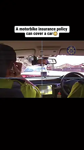 A motorbike insurance policy can cover a car😳 #cops #copsoftiktok #police #policeofficer #policeman #UK 